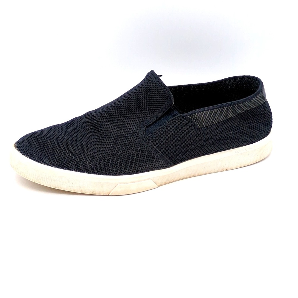 Calvin Klein Shoes Mens Ives Blue 9 Slip On Sneakers Comfort Stretch‎ 34F1246